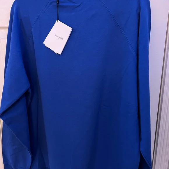 Blue Balmain Sweater